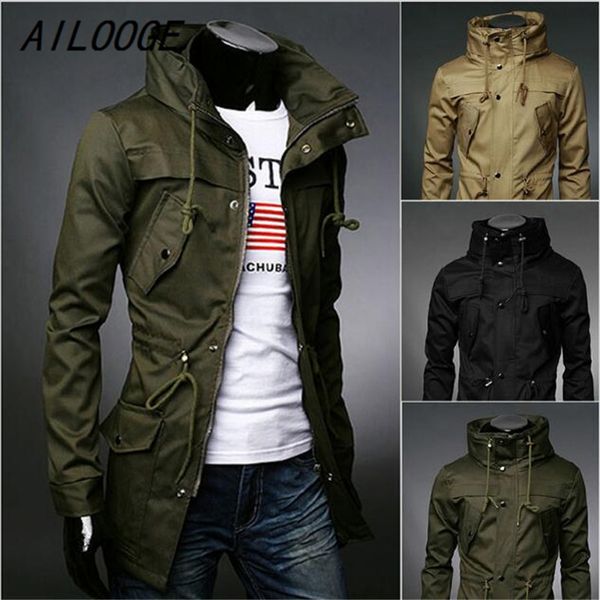 ailooge 2017 autumn male trench slim medium-long fashion outerwear trench male, Tan;black
ailooge 2017 autumn male trench slim medium-long fashion outerwear trench male, Tan;black