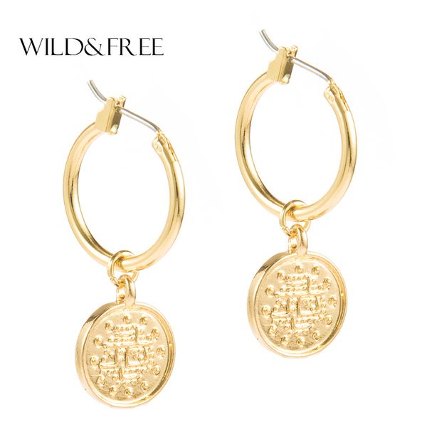 wild&gold alloy small round hoop earrings for women girl geometric disc huggies charm earring jewelry 2019 new gift, Golden;silver
wild&gold alloy small round hoop earrings for women girl geometric disc huggies charm earring jewelry 2019 new gift, Golden;silver