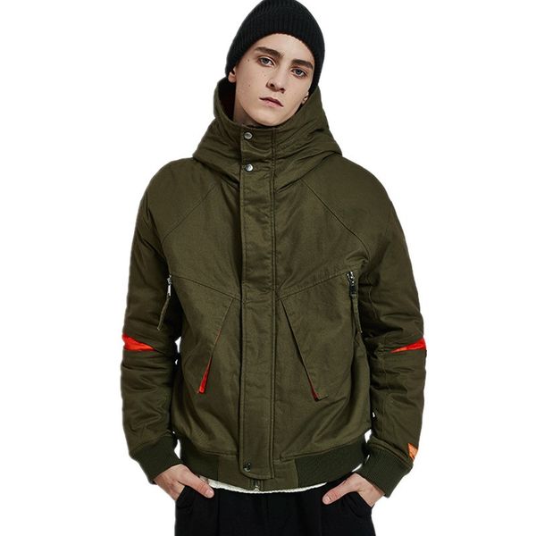 men's down & parkas 2021 winter cotton coat men thick outdoor casual hooded jacket, Black
men's down & parkas 2021 winter cotton coat men thick outdoor casual hooded jacket, Black