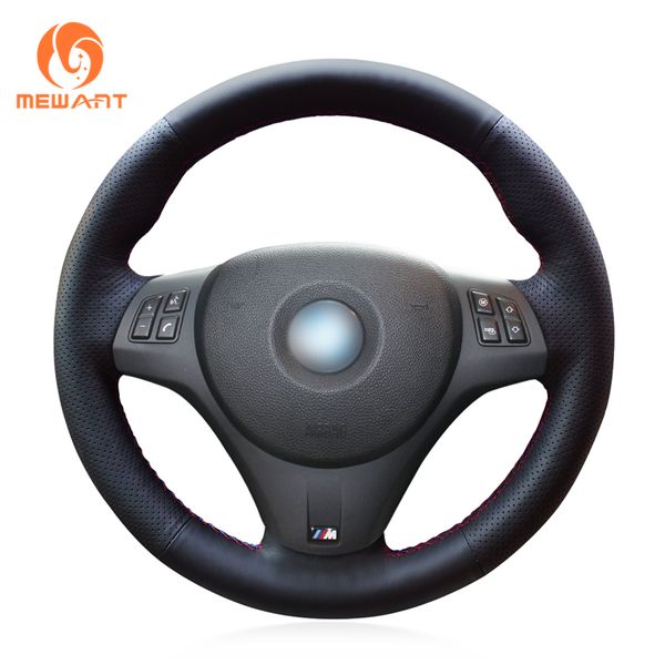 mewant black artificial leather car steering wheel cover for m sport m3 e90 e91 e92 e93 e87 e81 e82 e88 x1 e84
mewant black artificial leather car steering wheel cover for m sport m3 e90 e91 e92 e93 e87 e81 e82 e88 x1 e84