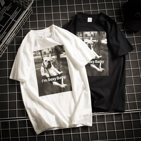 summer new style men's japanese-style popular brand thermal transfer shar pei printing short-sleeved t-shirt couple clothes casu, White;black
summer new style men's japanese-style popular brand thermal transfer shar pei printing short-sleeved t-shirt couple clothes casu, White;black