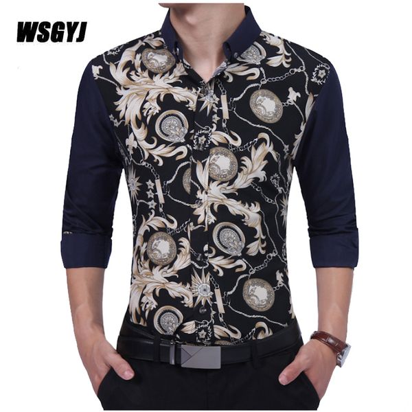 high quality men's shirts 2017 male long sleeve shirts casual printing slim fit dress mens size -xxl, White;black
high quality men's shirts 2017 male long sleeve shirts casual printing slim fit dress mens size -xxl, White;black