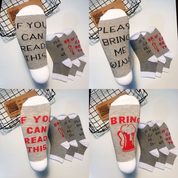 men women casual words printed socks funny socks "if you can read this bring me wine" socks boy girl low cut ankle sock cotton, Pink;yellow
men women casual words printed socks funny socks "if you can read this bring me wine" socks boy girl low cut ankle sock cotton, Pink;yellow