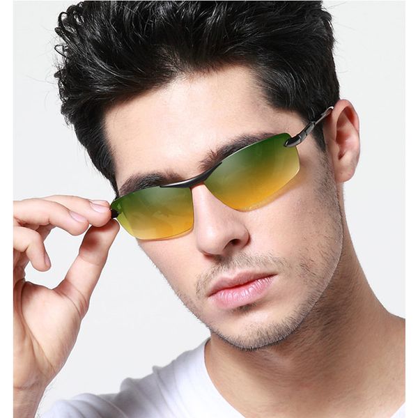 new day sunglasses night vision glasses polarized lens anti-glare aluminum magnesium frame glasses driving goggles for men women, White;black
new day sunglasses night vision glasses polarized lens anti-glare aluminum magnesium frame glasses driving goggles for men women, White;black