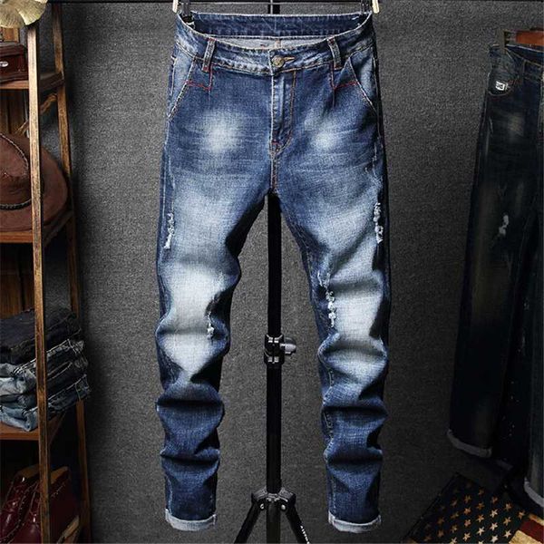 2020 hole denim blue jeans мужчины тонкий омывается отбеленная проблемные полная длина cowboy тощий wild карандаш брюки мужские брюки
2020 hole denim blue jeans мужчины тонкий омывается отбеленная проблемные полная длина cowboy тощий wild карандаш брюки мужские брюки