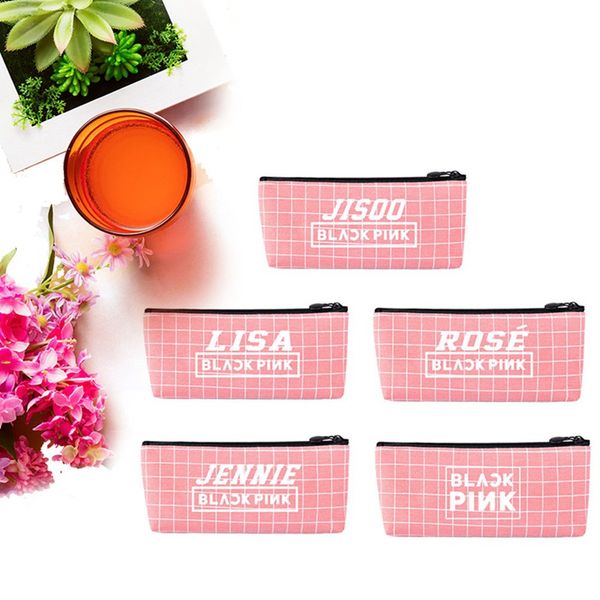 1 pcs kawaii cartoon kpop blackpink canvas pencil case storage organizer pen bag fans stationery gifts
1 pcs kawaii cartoon kpop blackpink canvas pencil case storage organizer pen bag fans stationery gifts