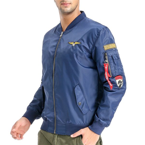 men's 2019 autumn casual bomber jacket coat men new arrivals spring fashion pockets jackets slim fit jaqueta masculina coats men, Black;brown
men's 2019 autumn casual bomber jacket coat men new arrivals spring fashion pockets jackets slim fit jaqueta masculina coats men, Black;brown