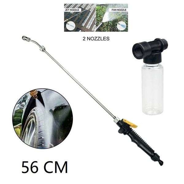 2 in 1 high pressure power washer with foam bottle high pressure washer jet gun for car washing multi-function garden sprayer
2 in 1 high pressure power washer with foam bottle high pressure washer jet gun for car washing multi-function garden sprayer