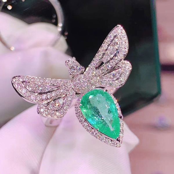 luxury full zircon butterfly finger rings for women sparking cz engagement bride band party jewelry bague femme girls lady gift, Slivery;golden
luxury full zircon butterfly finger rings for women sparking cz engagement bride band party jewelry bague femme girls lady gift, Slivery;golden