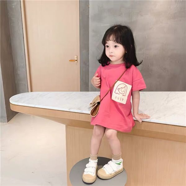 summer round neck short-sleeved short-sleeved girl t-shirt casual simple style cartoon pattern 3 to 6 years old girl clothes, Blue
summer round neck short-sleeved short-sleeved girl t-shirt casual simple style cartoon pattern 3 to 6 years old girl clothes, Blue