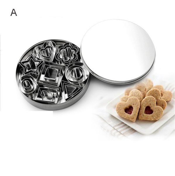 геометрическая форма печенья бисквит cutter set 24 выпечка десерт из нержавеющей стали пресс-формы торт декор mold срезы jk2007xb
геометрическая форма печенья бисквит cutter set 24 выпечка десерт из нержавеющей стали пресс-формы торт декор mold срезы jk2007xb