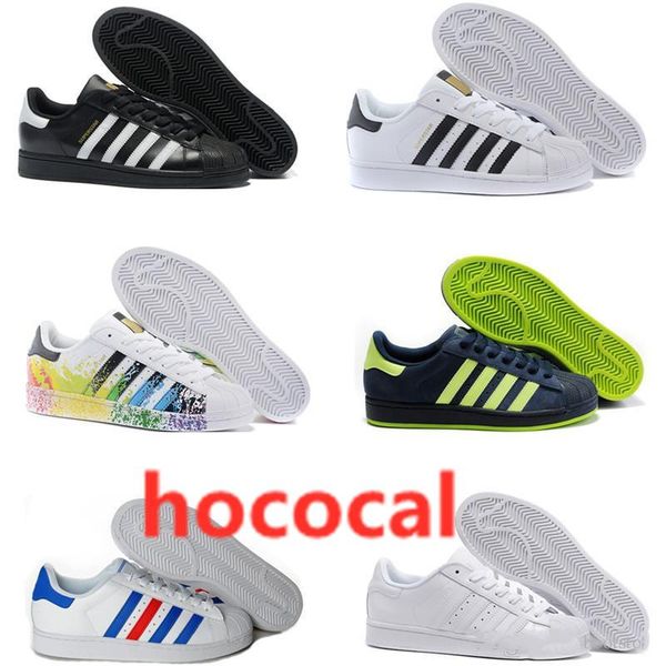 hococal superstar original white hologram iridescent junior gold superstars sneakers originals super star women men sports casual shoes 36, Black;red
hococal superstar original white hologram iridescent junior gold superstars sneakers originals super star women men sports casual shoes 36, Black;red