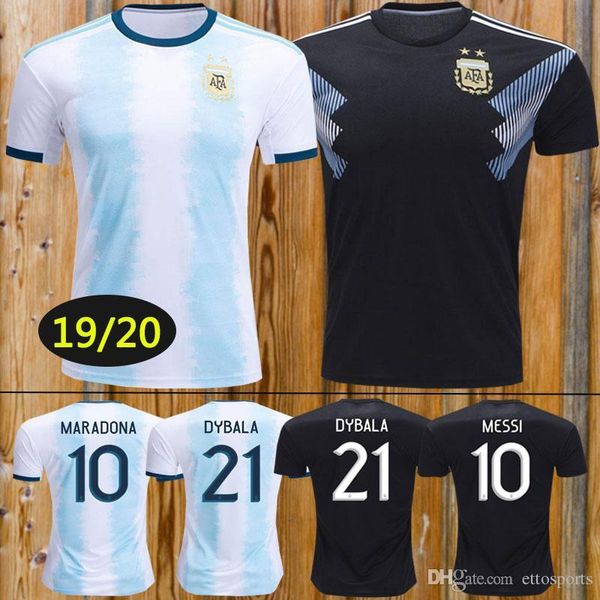 2019 Argentina Soccer Jerseys Argentina Home soccer Shirt 2018 #10 MESSI #9 AGUERO #21DYBALA #11 DI MARIA away football uniform size S-2XL
2019 Argentina Soccer Jerseys Argentina Home soccer Shirt 2018 #10 MESSI #9 AGUERO #21DYBALA #11 DI MARIA away football uniform size S-2XL