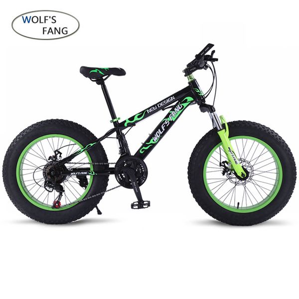 wolf's fang bicycle mountain bike 7/21 speed fat road snow bike 20*4.0 folding bicicleta front and rear mechanical disc
wolf's fang bicycle mountain bike 7/21 speed fat road snow bike 20*4.0 folding bicicleta front and rear mechanical disc