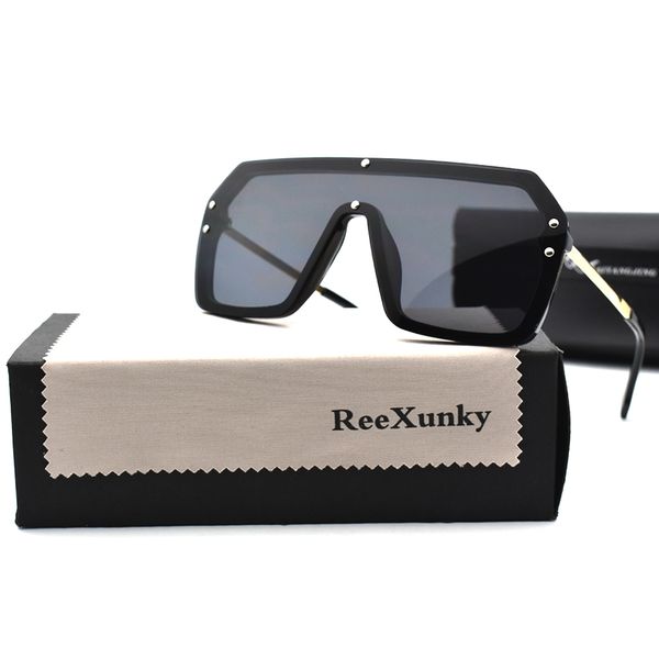 new one pieces oversized sunglasses women 2019 with luxury bag brand designer all-fit mirror coating shades for men uv400 oculos, White;black
new one pieces oversized sunglasses women 2019 with luxury bag brand designer all-fit mirror coating shades for men uv400 oculos, White;black