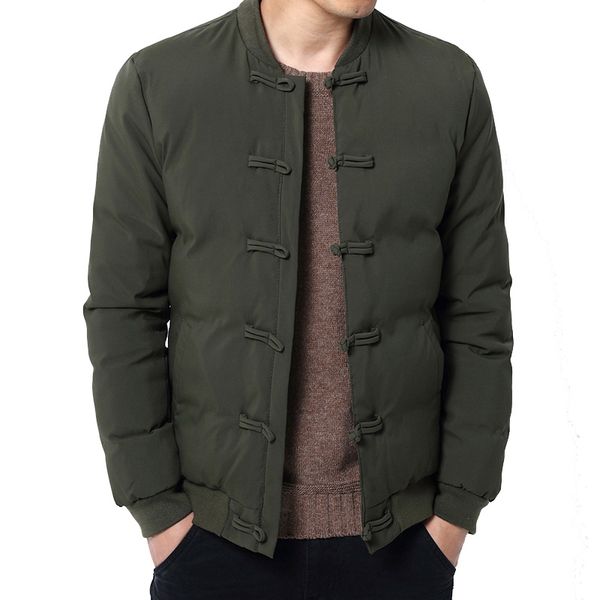 2019 new fashion solid men winter jacket coat chinese style casual slim warm men parka, Black
2019 new fashion solid men winter jacket coat chinese style casual slim warm men parka, Black