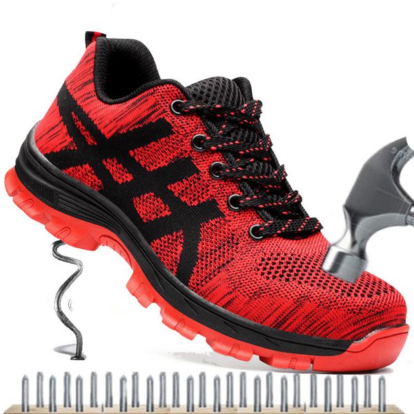work boots men safety shoes air mesh work shoes men boots steel toe safety boots male, Black
work boots men safety shoes air mesh work shoes men boots steel toe safety boots male, Black