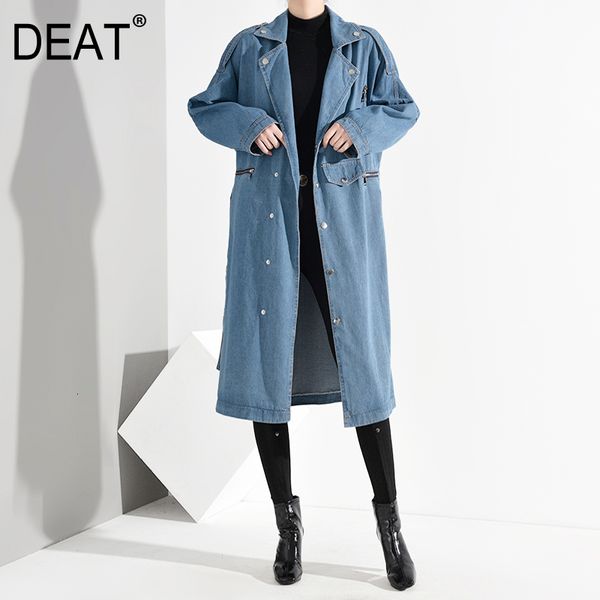 deat 2020 new spring turn-down collar buttons pocket zippers wasted denim straight windbreaker female jacket wj30205, Tan;black
deat 2020 new spring turn-down collar buttons pocket zippers wasted denim straight windbreaker female jacket wj30205, Tan;black