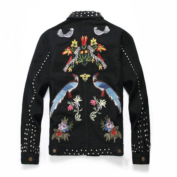 европейский стиль мужчины slim fit denim jacket мода заклепка вышивка цветочные куртки для мужчин панк жан куртка streetwear outwear, Black;brown
европейский стиль мужчины slim fit denim jacket мода заклепка вышивка цветочные куртки для мужчин панк жан куртка streetwear outwear, Black;brown