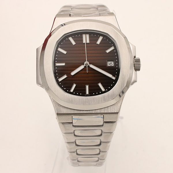 u1 factory luxury mens watch nautilus white dial automatic mechanical stainless steel transparent back pp men watches male wrist watch, Slivery;brown
u1 factory luxury mens watch nautilus white dial automatic mechanical stainless steel transparent back pp men watches male wrist watch, Slivery;brown