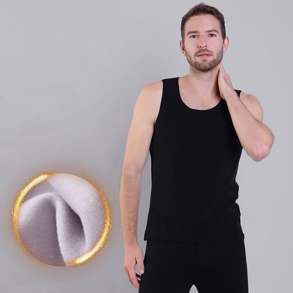 2pcs autumn winter men slim thicken inner vest male tank o-neck warm underwear cotton solid color seamless fashion clothing, White;black
2pcs autumn winter men slim thicken inner vest male tank o-neck warm underwear cotton solid color seamless fashion clothing, White;black