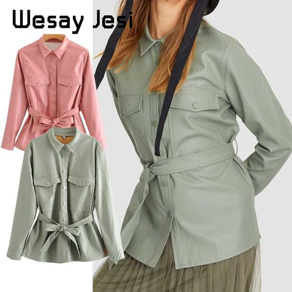women's jackets 2021 england style high street rock oversize single breasted leather pu bomber jacket women casaco feminino jaqueta fem, Black;brown
women's jackets 2021 england style high street rock oversize single breasted leather pu bomber jacket women casaco feminino jaqueta fem, Black;brown