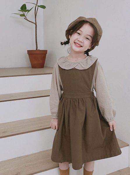 koodykids vintage girls spring dress plaid long sleeve blouse baby girl dresses 2020 vintage baby shirt dresses summer outfit t200417, Red;yellow
koodykids vintage girls spring dress plaid long sleeve blouse baby girl dresses 2020 vintage baby shirt dresses summer outfit t200417, Red;yellow