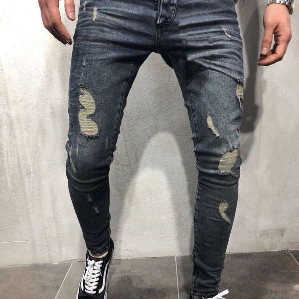 fashion 2020 new men stylish ripped jeans pants biker skinny slim straight frayed denim trousers new fashion skinny jeans men, Blue
fashion 2020 new men stylish ripped jeans pants biker skinny slim straight frayed denim trousers new fashion skinny jeans men, Blue