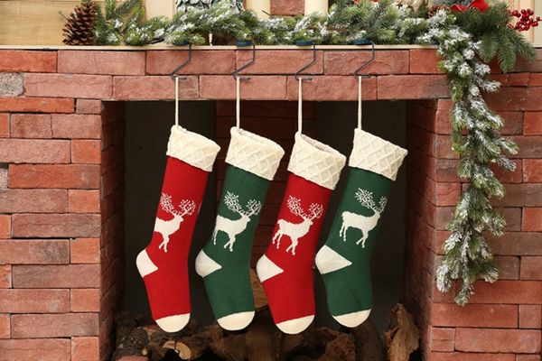 new christmas knitted polyester christmas socks gift bag decoration home scene arrangement wall hanging elk candy bag 46cm / 18 inches
new christmas knitted polyester christmas socks gift bag decoration home scene arrangement wall hanging elk candy bag 46cm / 18 inches
