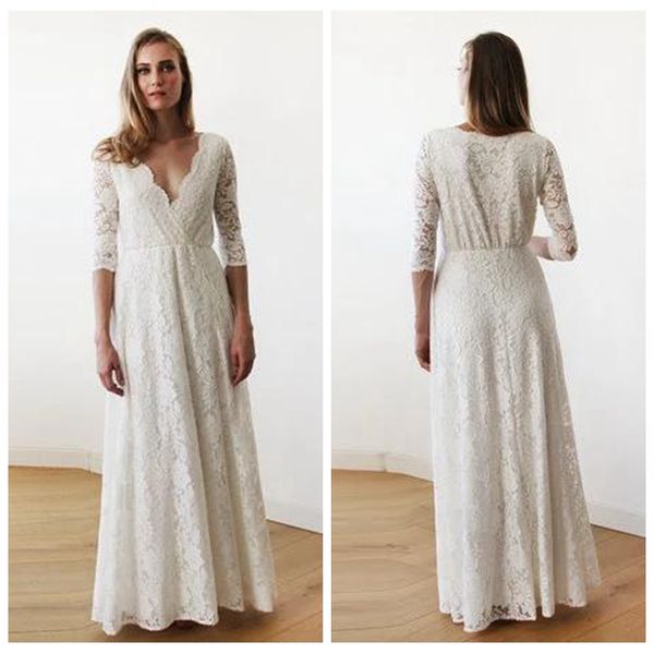 платье классический v-образным вырезом vintage line свадебное платье с 1/2 рукавом кружева аппликация простые свадебное платье для невесты д, White
платье классический v-образным вырезом vintage line свадебное платье с 1/2 рукавом кружева аппликация простые свадебное платье для невесты д, White