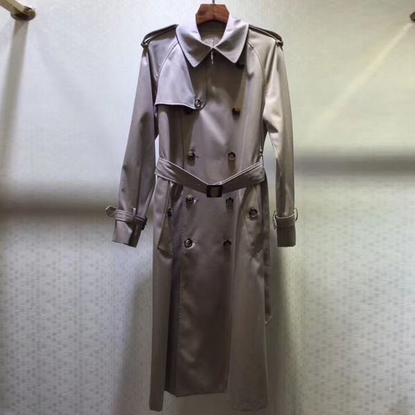 new fashion coat women double breasted long trench coat women solid slim belt cloak windbreaker female, Tan;black
new fashion coat women double breasted long trench coat women solid slim belt cloak windbreaker female, Tan;black