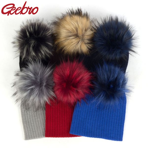 geebro autumn winter thick warm baby hat knit ribbed cotton solid baby pompom hats for boys girls children's hats child beanie
geebro autumn winter thick warm baby hat knit ribbed cotton solid baby pompom hats for boys girls children's hats child beanie