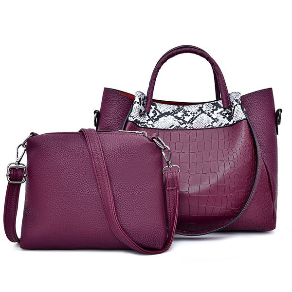 2pcs/set new fashion purses and handbags 2020 handbags women bags women pu leather crossbody bags for sac