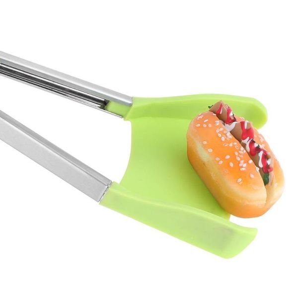 2 in 1 non-stick heat resistant silicone clever tongs clip kitchen spatula other dinnerware
2 in 1 non-stick heat resistant silicone clever tongs clip kitchen spatula other dinnerware