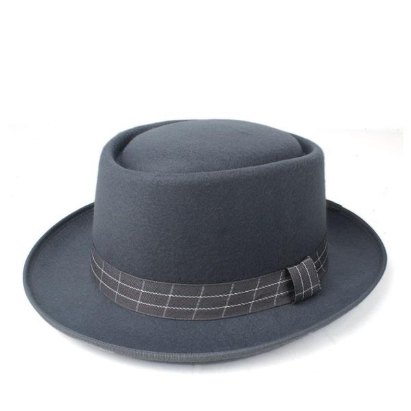 2020 fashion men women pork pie hat dad wool fedora hat trilby dance party, Blue;gray
2020 fashion men women pork pie hat dad wool fedora hat trilby dance party, Blue;gray