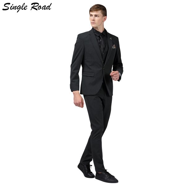 single road men wedding suits 2019 men's business formal suit dress boys new arrival tuxedo slim fit male suit for wedding sr26, White;black
single road men wedding suits 2019 men's business formal suit dress boys new arrival tuxedo slim fit male suit for wedding sr26, White;black