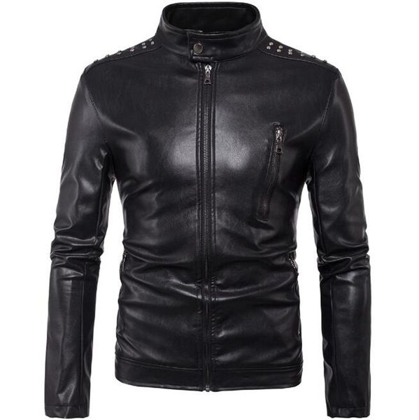 new retro motorcycle leather jacket mens coat slim fit punk pu leather moto jacket biker windproof motor clothing size m-5xl
new retro motorcycle leather jacket mens coat slim fit punk pu leather moto jacket biker windproof motor clothing size m-5xl