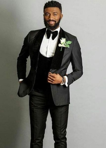 fashion grey groom tuxedos velvet shawl lapel slim fit bridegroom blazer men formal suits prom party suits (jacket+pants+tie+vest) 789, Black;gray
fashion grey groom tuxedos velvet shawl lapel slim fit bridegroom blazer men formal suits prom party suits (jacket+pants+tie+vest) 789, Black;gray