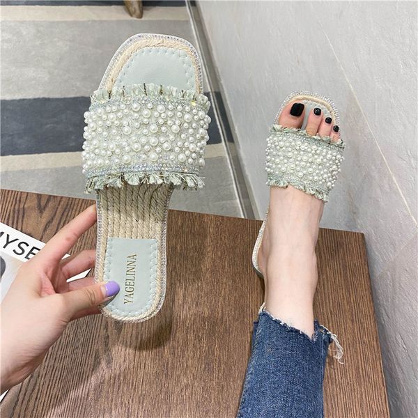espadrilles fringe beads women sandals cane weaving open toe slippers nude flats shiny crystal pearl woven sandalias mujer, Black
espadrilles fringe beads women sandals cane weaving open toe slippers nude flats shiny crystal pearl woven sandalias mujer, Black