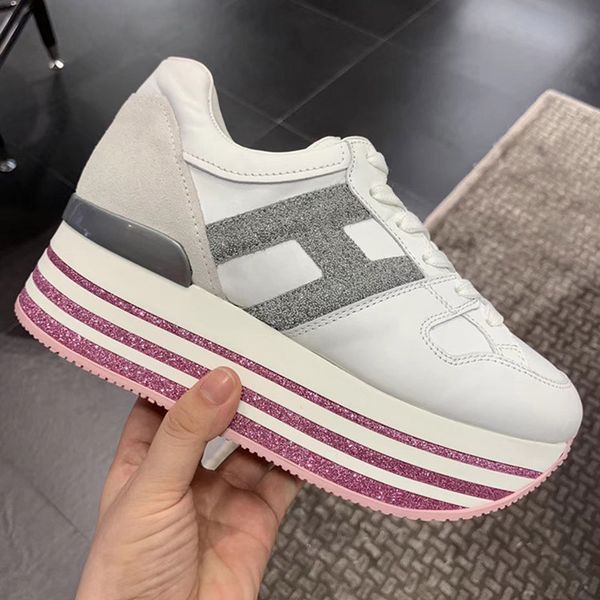 paillette sneakers rainbow height increasing shoes woman casual laces up platform sneakers girls genuine leather ladies shoes, Black
paillette sneakers rainbow height increasing shoes woman casual laces up platform sneakers girls genuine leather ladies shoes, Black