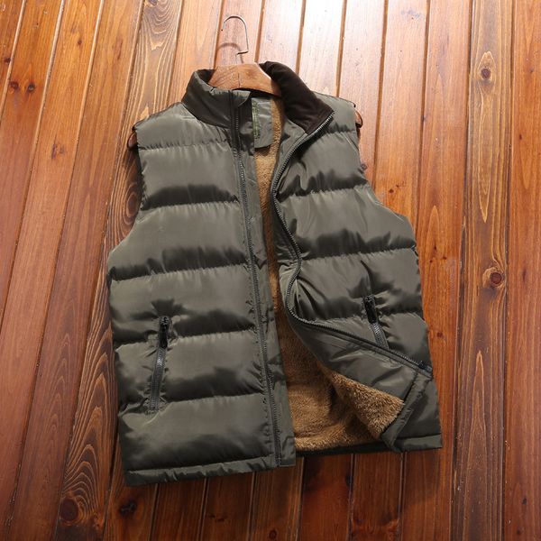 new men's 2020 winter trend new stand collar sleeveless jacket men thicken warm vest cotton coat men's wear, Black;white
new men's 2020 winter trend new stand collar sleeveless jacket men thicken warm vest cotton coat men's wear, Black;white