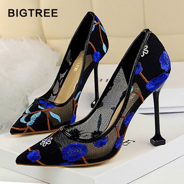 floral embroidered heels women pumps solid pointed high heels toe shallow fashion high 10cm shoes women wedding shoes, Black
floral embroidered heels women pumps solid pointed high heels toe shallow fashion high 10cm shoes women wedding shoes, Black