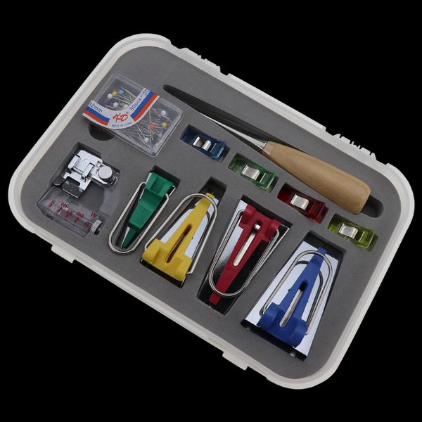 quilting tool machine tools binding sew multifunction sewing bias tape maker set diy patchwork, Black
quilting tool machine tools binding sew multifunction sewing bias tape maker set diy patchwork, Black