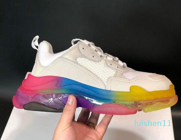 women men dad casual shoes crystal bottom triple-s leisure shoes sneakers for men vintage old grandpa trainer sports shoes size 36-45 l11, Black
women men dad casual shoes crystal bottom triple-s leisure shoes sneakers for men vintage old grandpa trainer sports shoes size 36-45 l11, Black