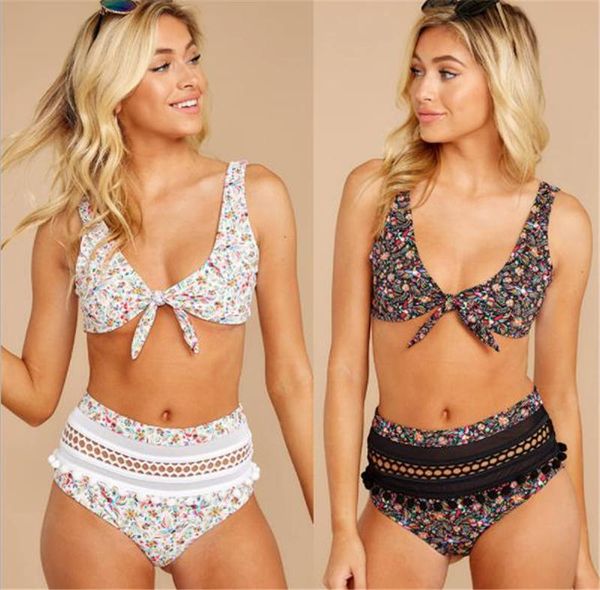 hollow out women designer bikini with tassel floral printed high waist lady bathing suit beach swimwear female clothing, White;black
hollow out women designer bikini with tassel floral printed high waist lady bathing suit beach swimwear female clothing, White;black