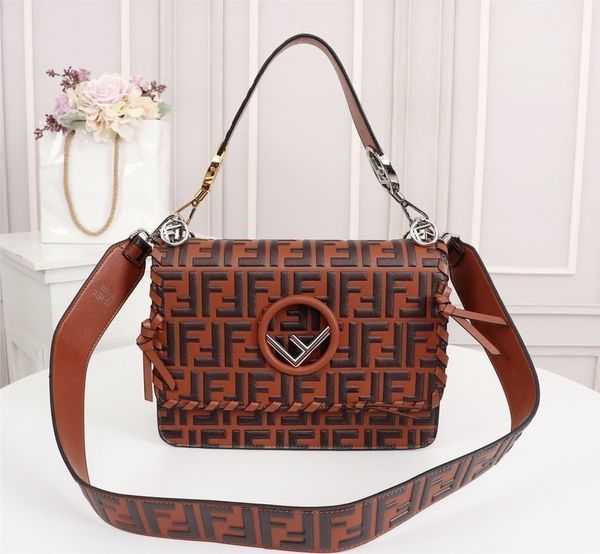 designer womens bag flap shoulder bag woven wrap letter f letter print fashion womens handbag size 25cm, Black
designer womens bag flap shoulder bag woven wrap letter f letter print fashion womens handbag size 25cm, Black