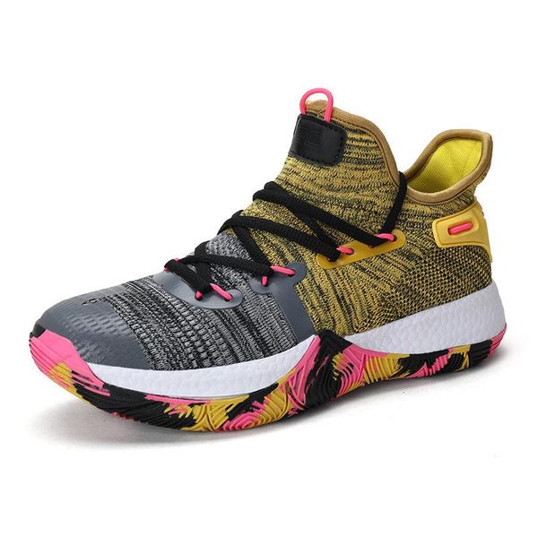 2019 large men's basketball shoes high-boots non-slip sneakers women's wear-resistant breathable flying woven couple sneakers
2019 large men's basketball shoes high-boots non-slip sneakers women's wear-resistant breathable flying woven couple sneakers