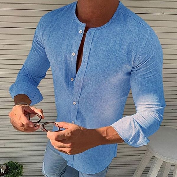 autumn spring long sleeve casual shirts for men solid slim basic stand business shirts, White;black
autumn spring long sleeve casual shirts for men solid slim basic stand business shirts, White;black