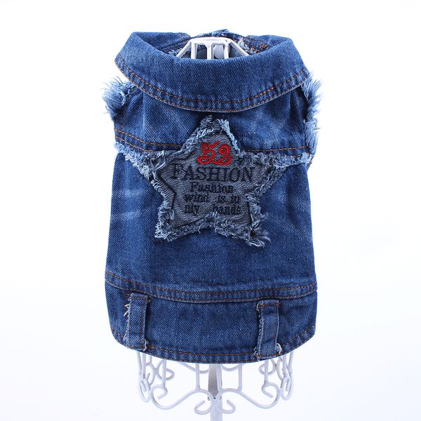 маленькая собака кошка джинсовая куртка жилет пальто star design pet jumpuit denim pet puppy coat 6 размеров
маленькая собака кошка джинсовая куртка жилет пальто star design pet jumpuit denim pet puppy coat 6 размеров
