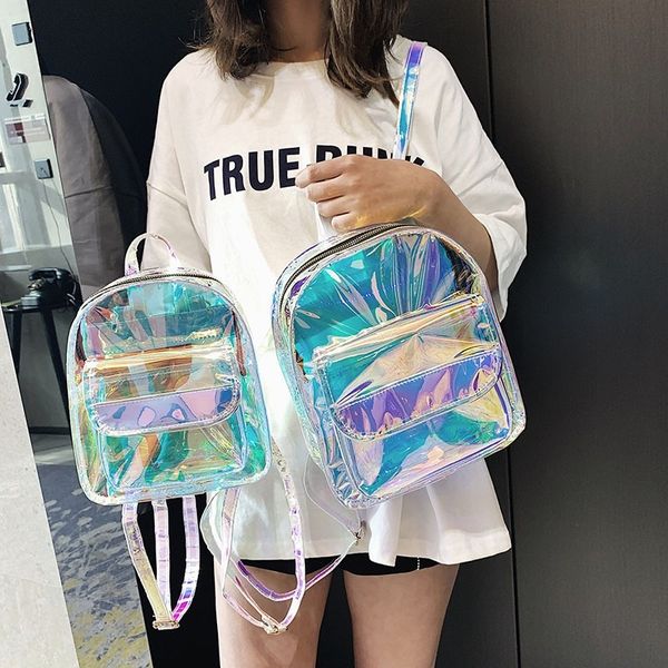 2020 spring and summer new laser multi-purpose backpack female korean version of the tide fashion wild transparent fairy
2020 spring and summer new laser multi-purpose backpack female korean version of the tide fashion wild transparent fairy